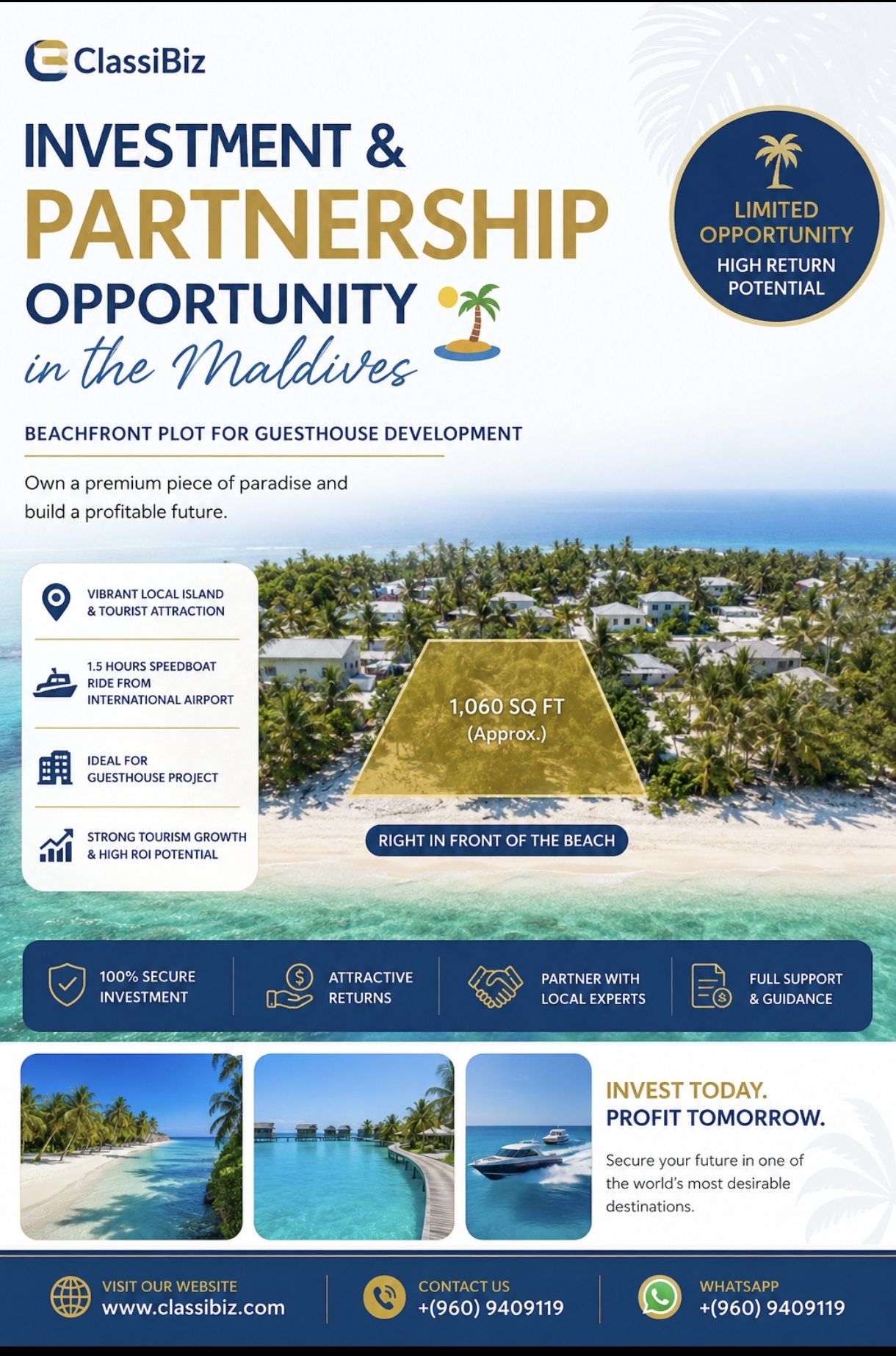 🏝️ Investment & Partnership Opportunity in the Maldives 🏝️